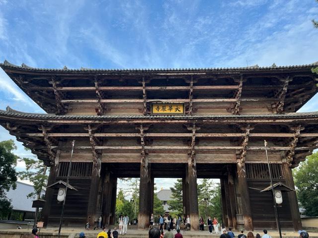 東大寺南大門の参拝記録2