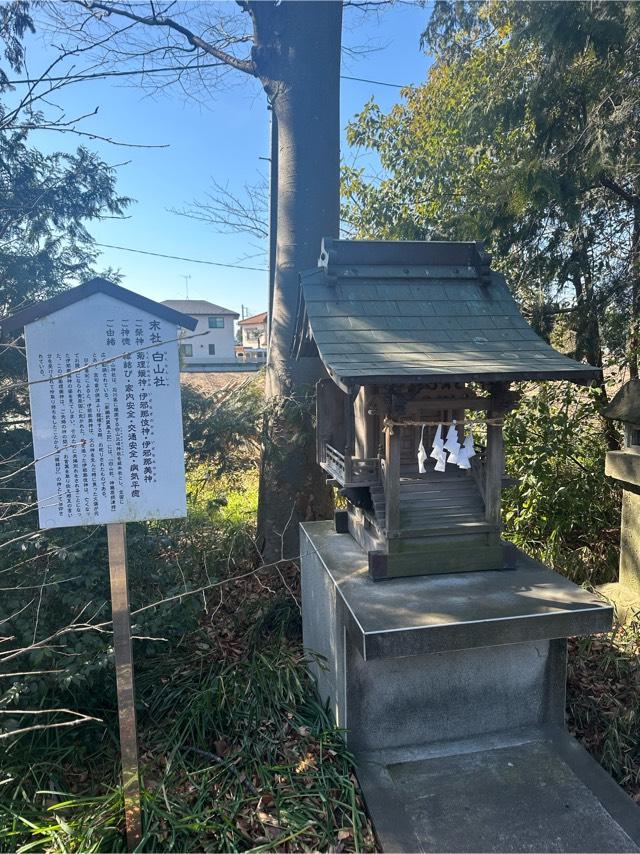 白山社(山田八幡神社)の参拝記録4