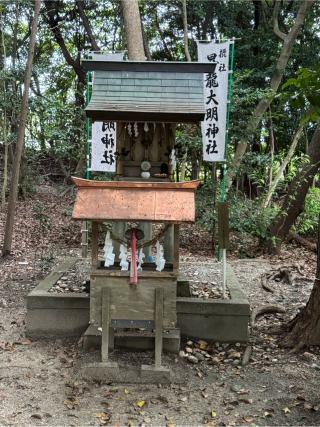 昇龍大明神社(玉鉾神社摂社)の参拝記録(こーちんさん)