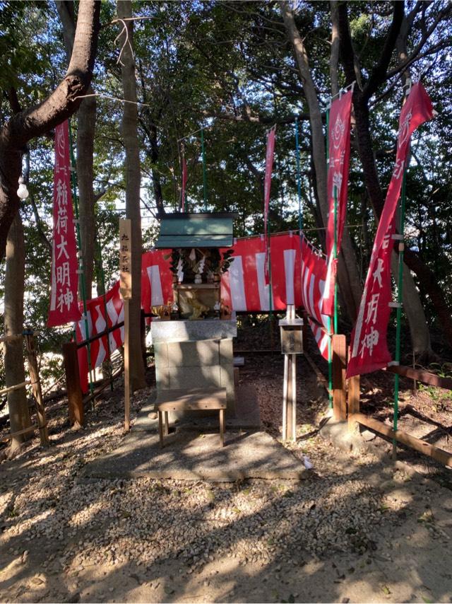 朝日稲荷社(玉鉾神社境内社)の参拝記録2