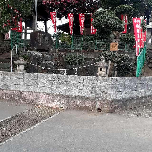 神奈川県厚木市妻田西３丁目１７−１３　 弁天様（境内の清水池）（妻田薬師境内）の写真1