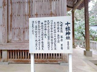 十柱神社(弥彦神社境内社)の参拝記録(miyumikoさん)