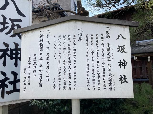 八坂神社の参拝記録(レモンサワーさん)