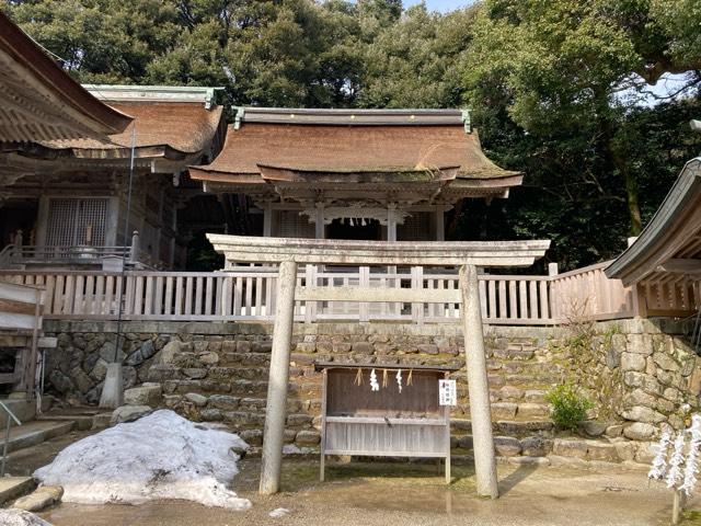 白山神社(氣多大社摂社)の参拝記録1