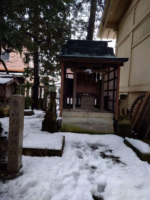 白山神社杖社(菟橋神社)の参拝記録1