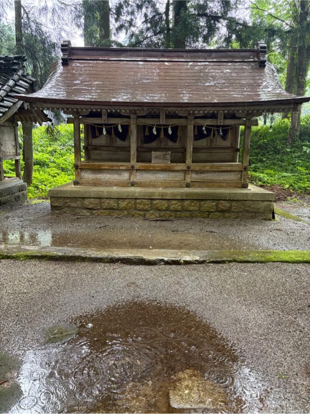 神明社(雄山神社中宮祈願殿)の参拝記録1