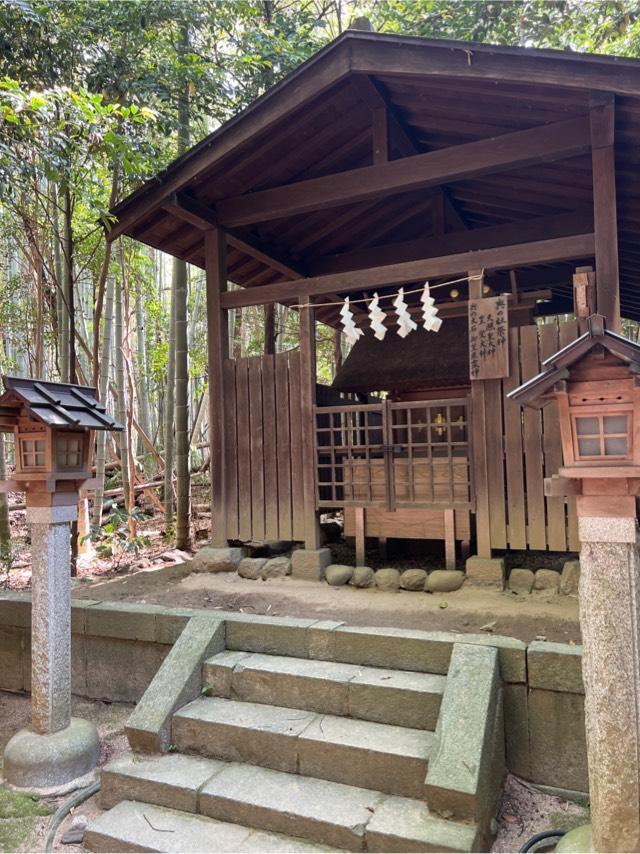 奥の社(飛鳥坐神社)の参拝記録1