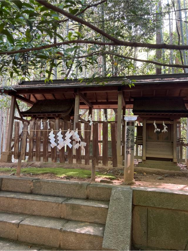 中の社 八阪神社 金比羅神社(飛鳥坐神社)の写真1