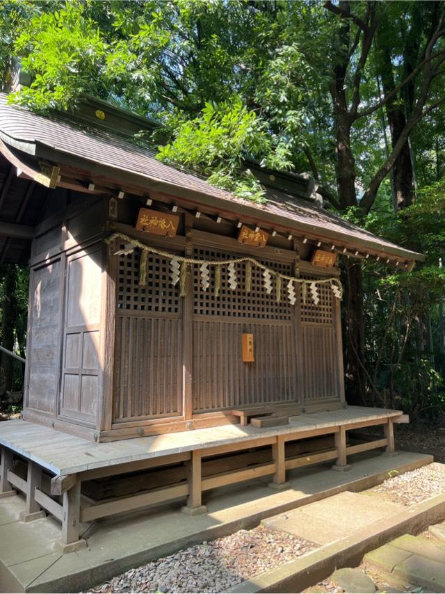 東殿三社(小平神明宮境内社)の参拝記録(⛩️🐍🐢まめ🐢🐍⛩️さん)