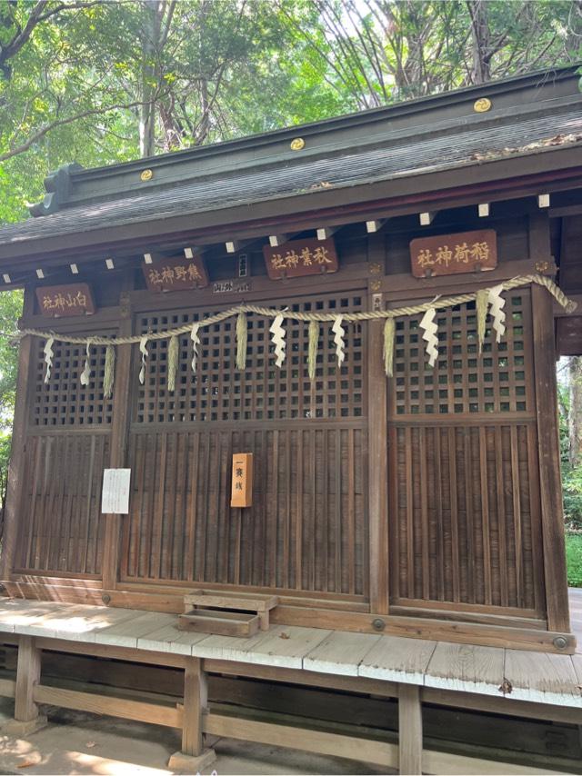西殿四社(小平神明宮境内社)の参拝記録(⛩️🐍🐢まめ🐢🐍⛩️さん)