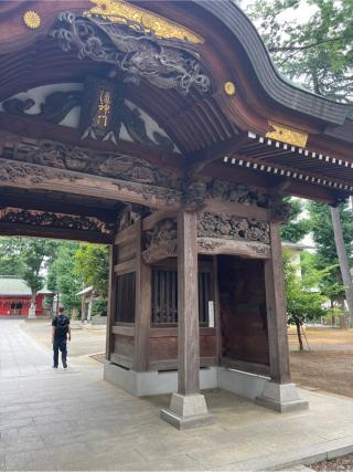小野神社 随神門(武蔵國一宮)の参拝記録(⛩️🐍🐢まめ🐢🐍⛩️さん)
