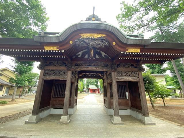 小野神社 随神門(武蔵國一宮)の参拝記録2