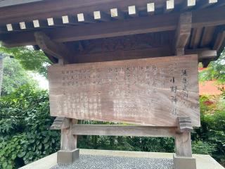 小野神社 随神門(武蔵國一宮)の参拝記録(スエさん)