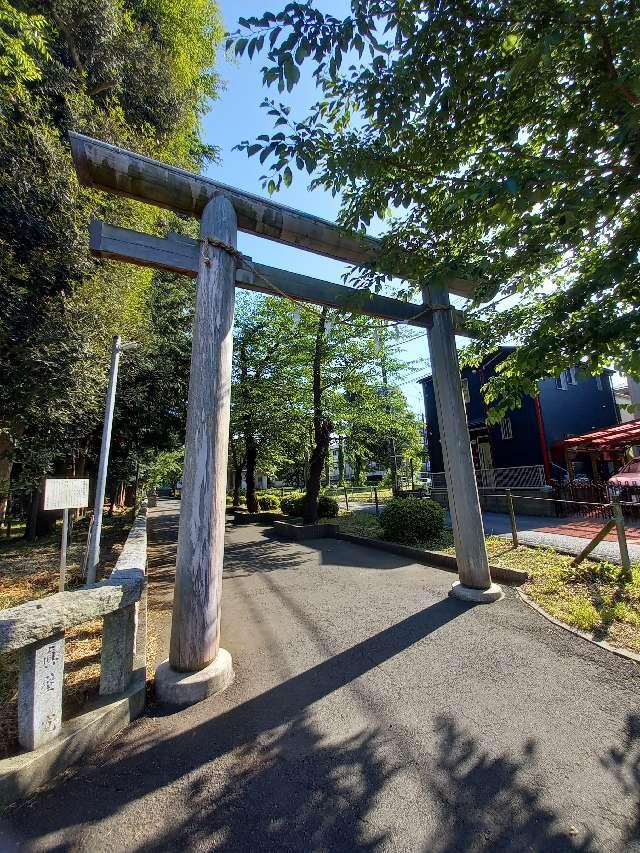 神奈川県大和市深見3367 明神鳥居(深見神社)の写真3