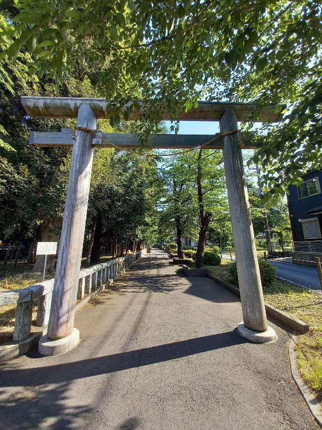 神奈川県大和市深見3367 明神鳥居(深見神社)の写真4