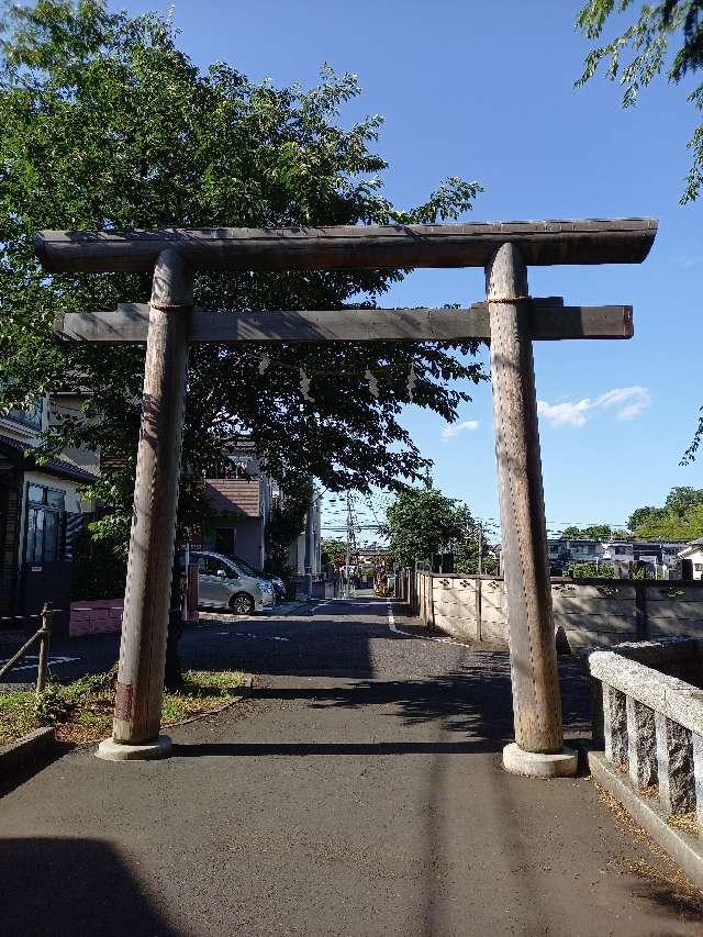神奈川県大和市深見3367 明神鳥居(深見神社)の写真6