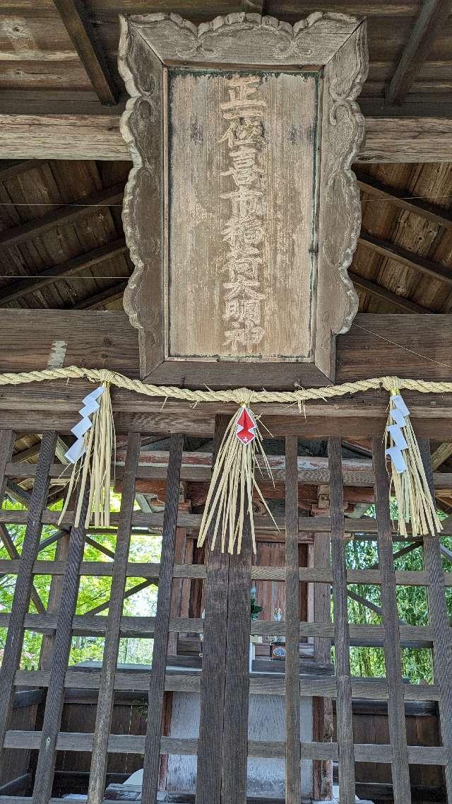 喜市稲荷大明神の参拝記録1