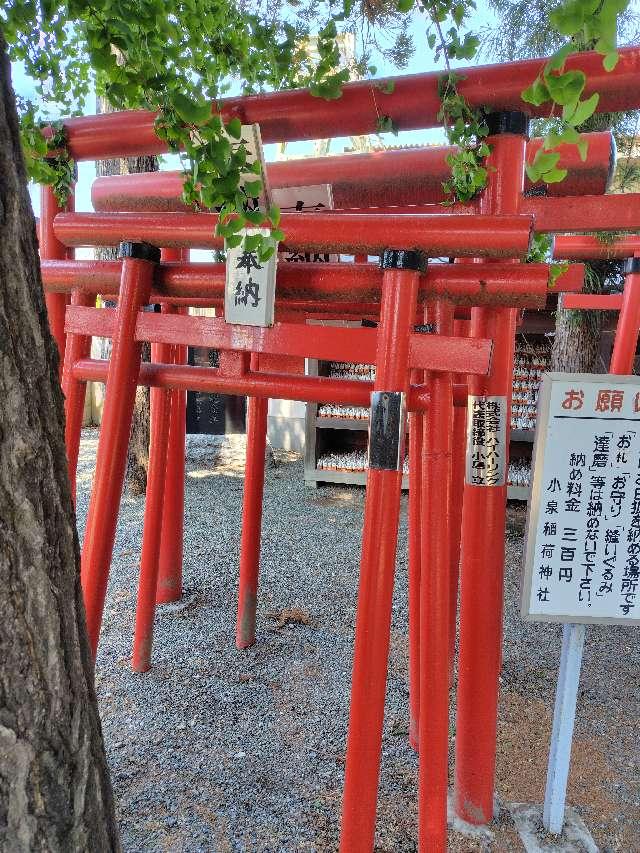 白狐納所(小泉稲荷神社)の参拝記録1