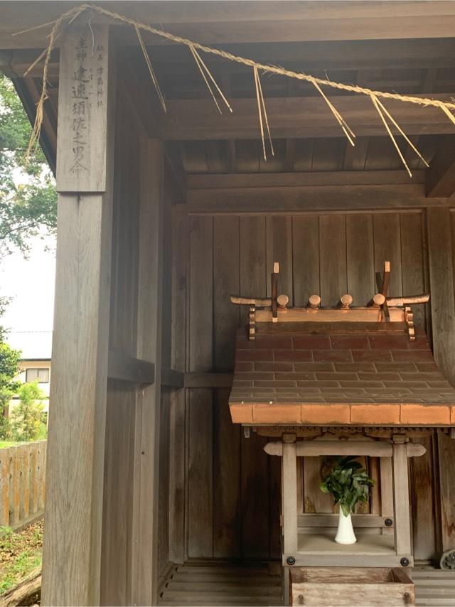 静岡県菊川市半済1286 津島神社(鹿島神社　境内)の写真1