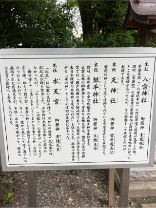 水天宮（所澤神明社境内社）の参拝記録(⛩️🐍🐢まめ🐢🐍⛩️さん)