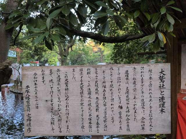 神奈川県平塚市浅間町1-6 大鷲社（平塚八幡宮境内社）の写真2