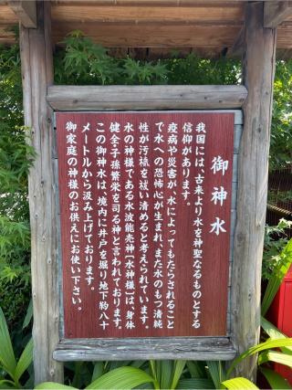 水神社（熊野宮御神水）の参拝記録(⛩️🐍🐢まめ🐢🐍⛩️さん)