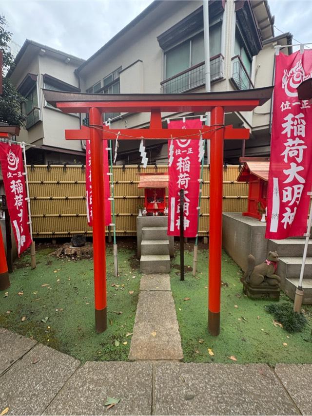 ㊧ 稲荷祠〘いなりし〙　㊥ 稲荷神社　㊨ 伏見稲荷神社（高円寺氷川神社 末社）の参拝記録3