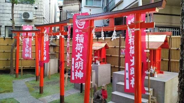 ㊧ 稲荷祠〘いなりし〙　㊥ 稲荷神社　㊨ 伏見稲荷神社（高円寺氷川神社 末社）の参拝記録2