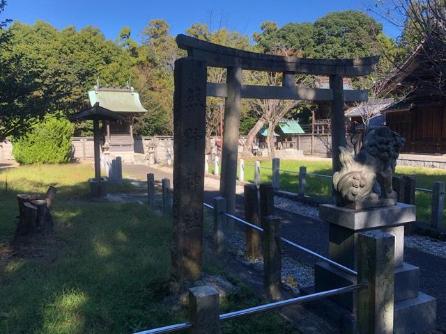 愛知県知多郡武豊町東大高池田３４ 熊野神社(知里付神社境内社)の写真1