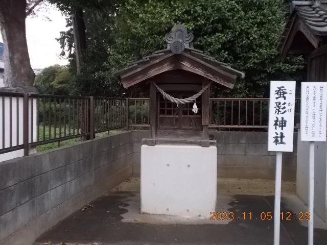 埼玉県深谷市国済寺520 蚕影神社（日吉大神荒神社境内社）の写真1