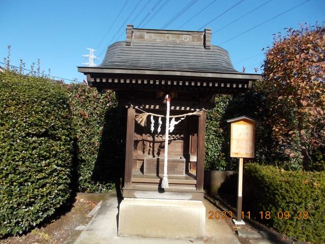 埼玉県狭山市入間川1093-2 雷電神社（八坂神社境内）の写真1