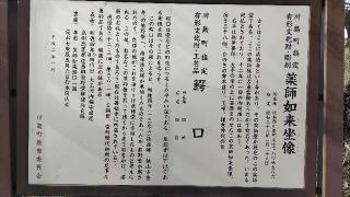 薬師堂の参拝記録(達也さん)