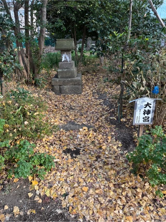 大神宮（石田子安神社境内社）の参拝記録1