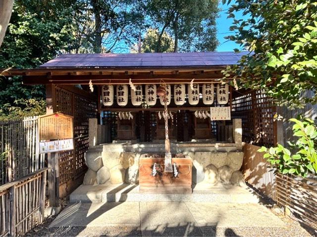 日枝社・天神社・春日社(伊奴神社境内)の参拝記録1