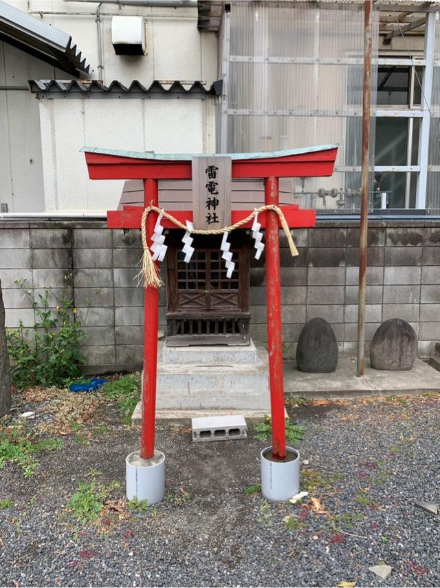 雷電神社（女體神社境内）の参拝記録1