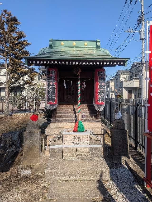 三社稲荷神社(練馬白山神社境内)の参拝記録1