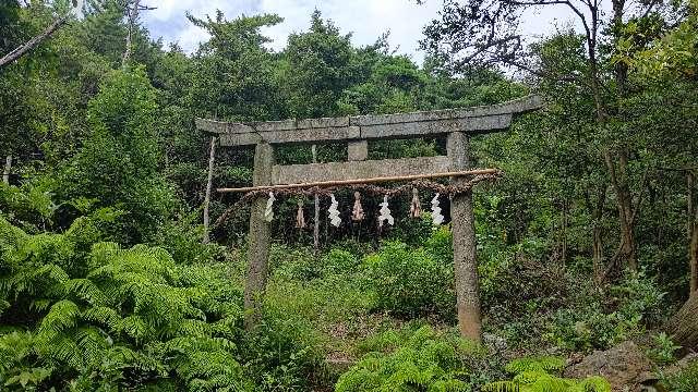 中稲積宮鳥居、祠跡の参拝記録1