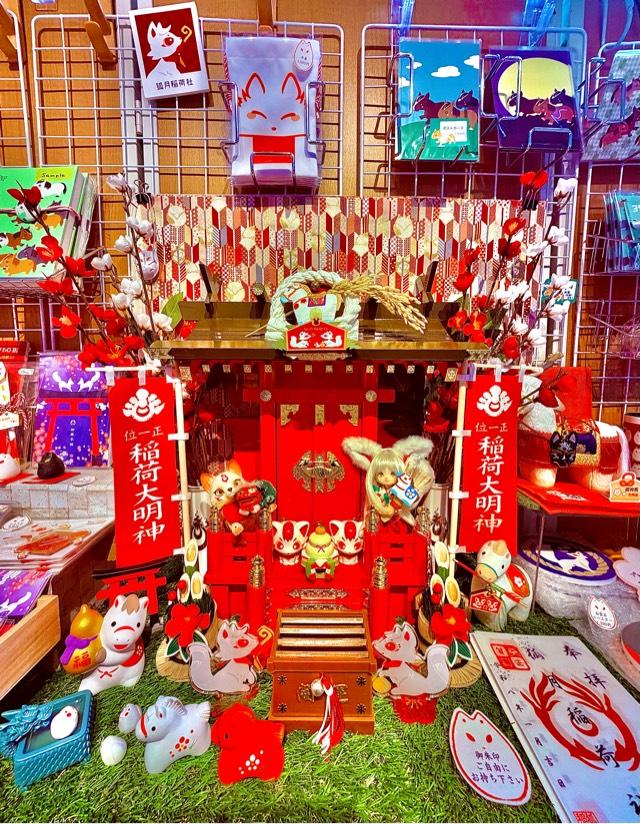 狐月稲荷社（アトリエコメット内）の参拝記録2