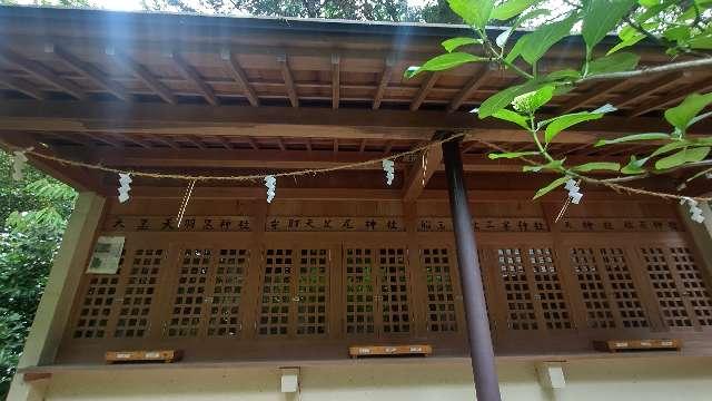 合祀社(流山赤城神社境内)の参拝記録1