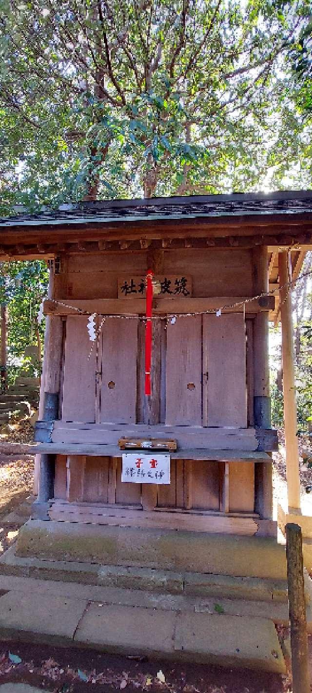 筑波神社(流山赤城神社境内)の参拝記録1