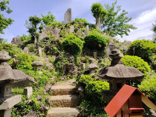富士塚(流山浅間神社境内)の参拝記録1