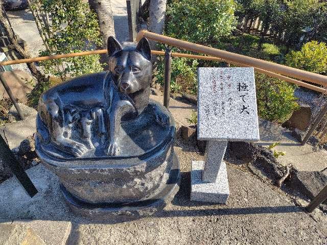撫で犬(鎮守氷川神社)の参拝記録2