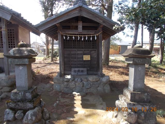 八坂神社・琴平神社（諏訪神社境内深谷市小前田1）の写真1