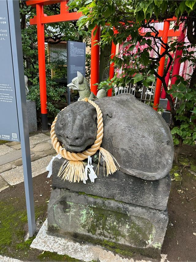 石牛・撫で牛(平河天満宮境内)の参拝記録3