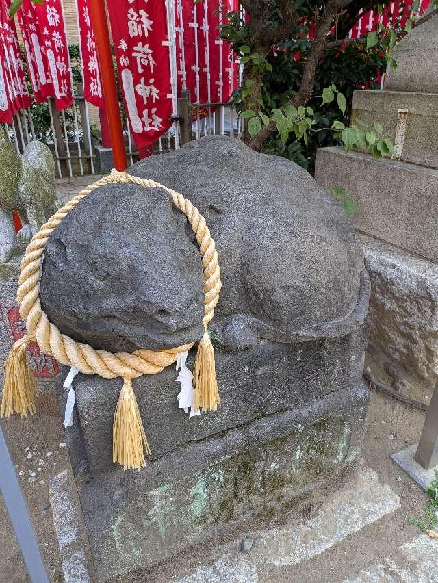 石牛・撫で牛(平河天満宮境内)の参拝記録1