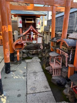 亀石大明神（御辰稲荷神社境内社）の参拝記録(⛩️🎠🐢まめ🐢🎠⛩️さん)