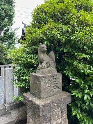 稲荷神社(薭田神社境内社)の参拝記録(⛩️🐍🐢まめ🐢🐍⛩️さん)