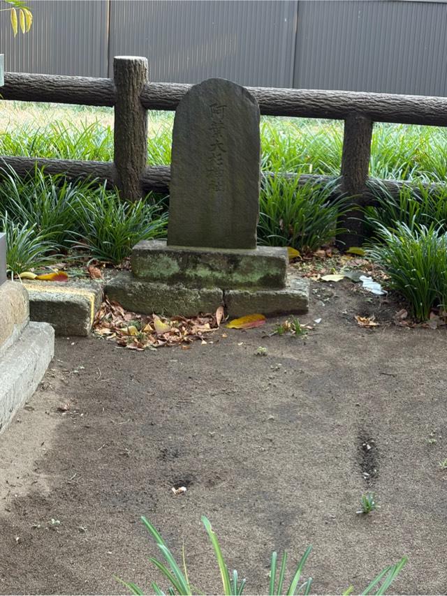 阿葉大杉神社(飯香岡八幡宮境内社)の参拝記録1