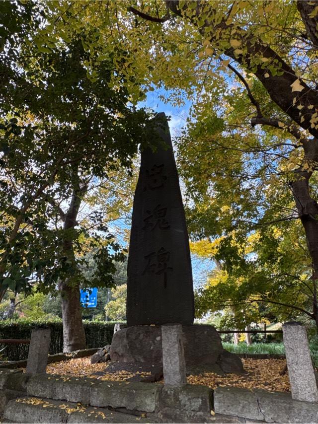 忠魂碑（白山神社境内碑）の参拝記録1