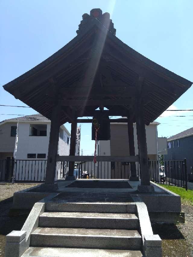 神奈川県伊勢原市下糟屋２２０２ 梵鐘（高部屋神社境内）の写真1